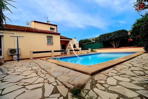 A VENDRE CABESTANY VILLA 3 FACES DE 108 M² SUR TERRAIN DE 400 M²