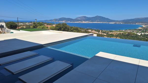 Propriété contemporaine récente avec vue mer et piscine – Porticcio Grosseto-Prugna (20128)