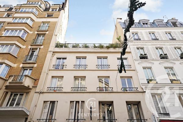 Appartement T1 à vendre  1 pièce - 29,50 m2 PARIS - 75016