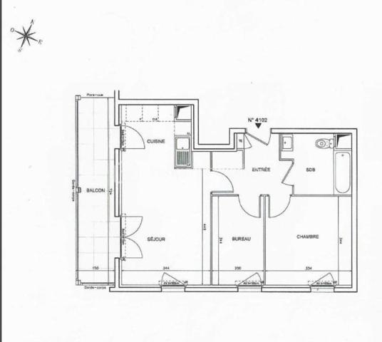 Appartement de 52 m²