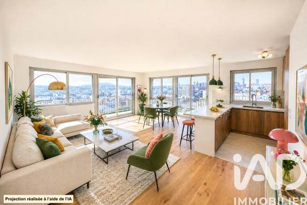 Appartement à vendre 3 pièces 68,2 m² Puteaux