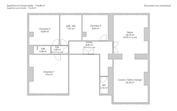 Appartement Paris 18e - LAMARCK