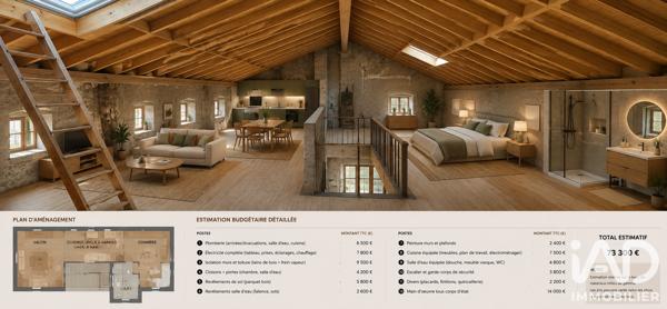 Immeuble à vendre 300 m² Saint-Cirgues