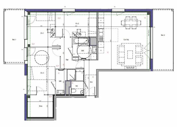 Appartement à vendre    4 pièces • 99,42 m2 Thionville