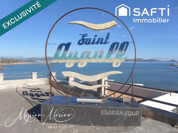 TERRAIN CONSTRUCTIBLE DE 595 m² - À PIED DES PLAGES ET DU CENTRE DE SAINT AYGULF (83370)