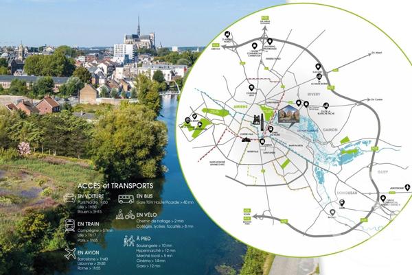 Appartement F2 à vendre  2 pièces - 48,74 m2 AMIENS - 80