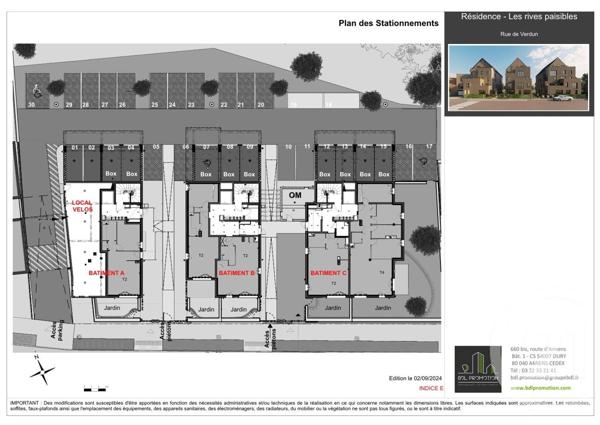 Appartement F2 à vendre  2 pièces - 48,74 m2 AMIENS - 80