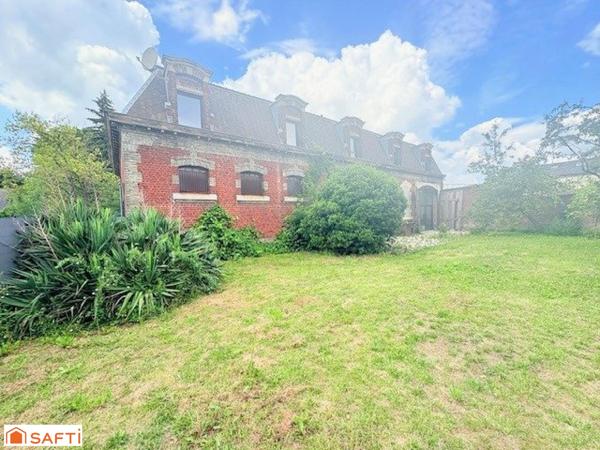 Anzin : Bien d’exception, ancienne grange (anciennes écuries) partiellement rénovée sur 621 m² de terrain