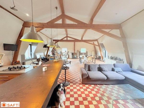 Anzin : Bien d’exception, ancienne grange (anciennes écuries) partiellement rénovée sur 621 m² de terrain