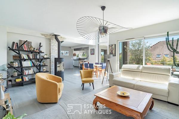 Maison contemporaine aux volumes uniques