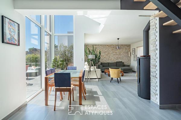 Maison contemporaine aux volumes uniques