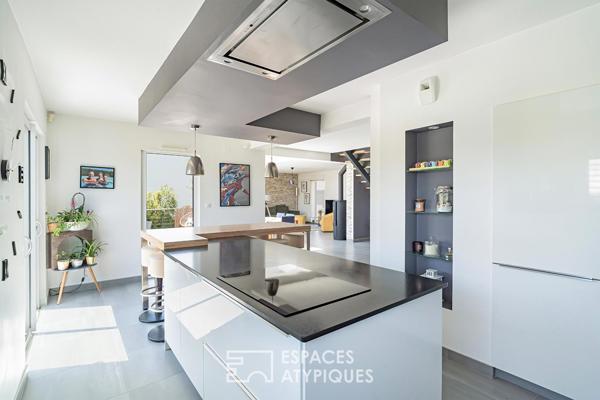 Maison contemporaine aux volumes uniques