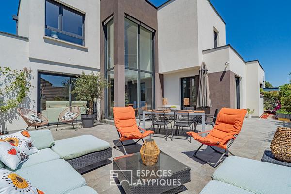 Maison contemporaine aux volumes uniques