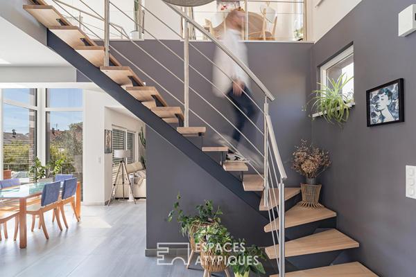 Maison contemporaine aux volumes uniques