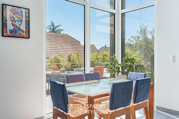 Maison contemporaine aux volumes uniques