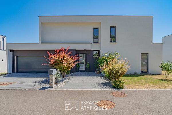 Maison contemporaine aux volumes uniques
