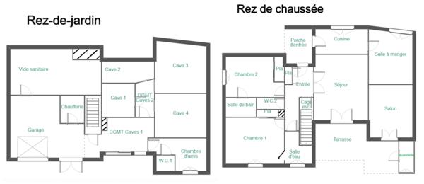 Millau (12100) MAISON F5 106 M2 AVEC PISCINE SUR TERRAIN DE 722 M2