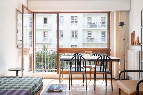 Appartement seventies avec balcon