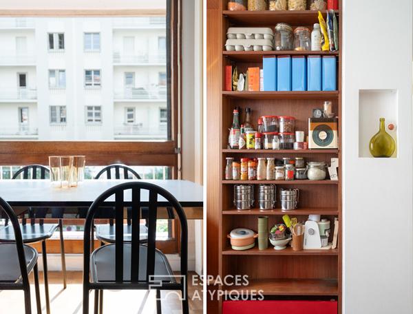 Appartement seventies avec balcon