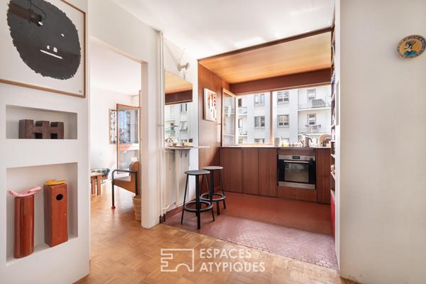 Appartement seventies avec balcon