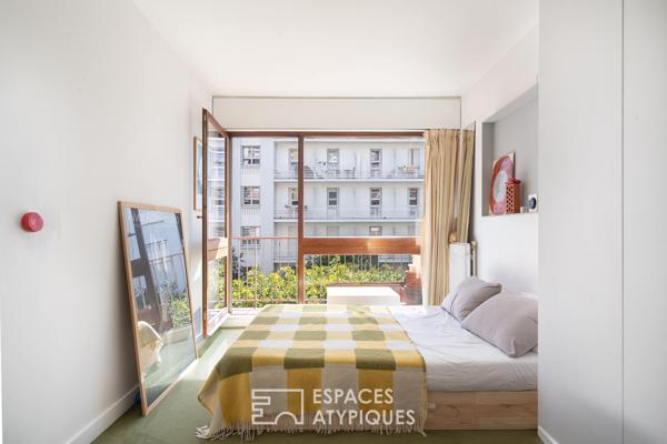 Appartement seventies avec balcon