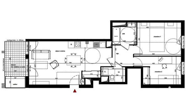 Appartement à vendre 3 pièces 64 m² Saint-Julien-en-Genevois