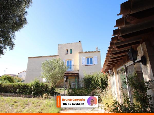 Rare maison à vendre 7 pièces sur terrain constructible de 1700m2 à MEZE