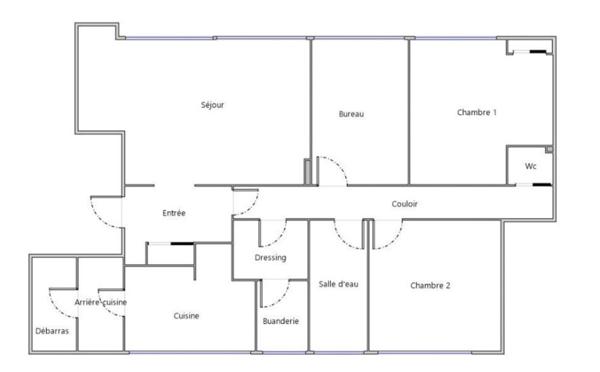 EXCLUSIVITÉ, Christophe Michaudelle Capifrance vous propose à MEAUX, appartement 4 pièces avec ses 2 terrasses (65 m²) - 3 chambres - dernier étage - 1 place de stationnement.