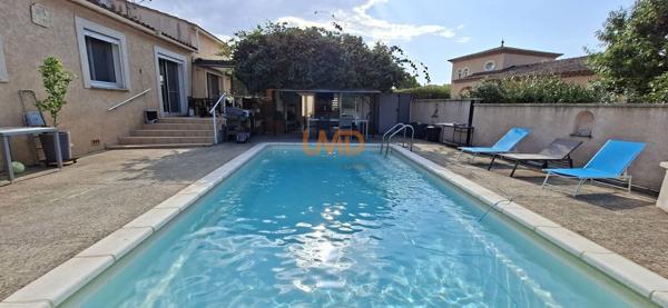 maison 140m2, pool housse garage piscine