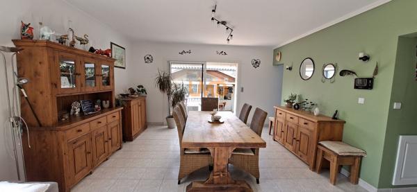maison 140m2, pool housse garage piscine