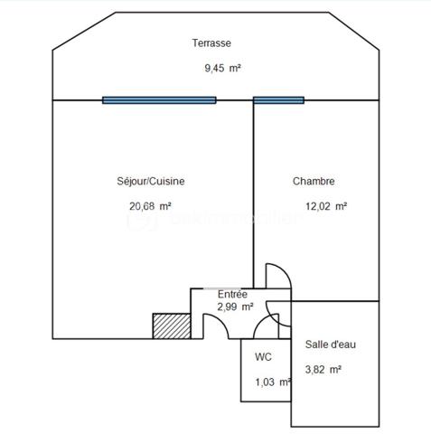 Appartement de 40,54 m²