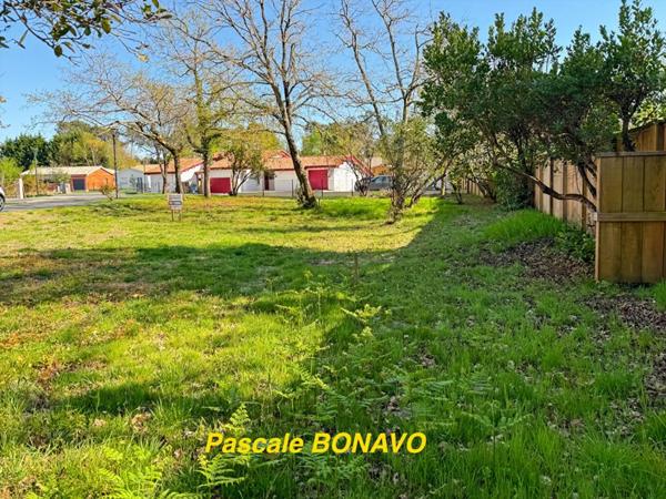 EN PREMIERE LIGNE A 600M DU PORT D'HOURTIN - TERRAIN VIABILISÉ