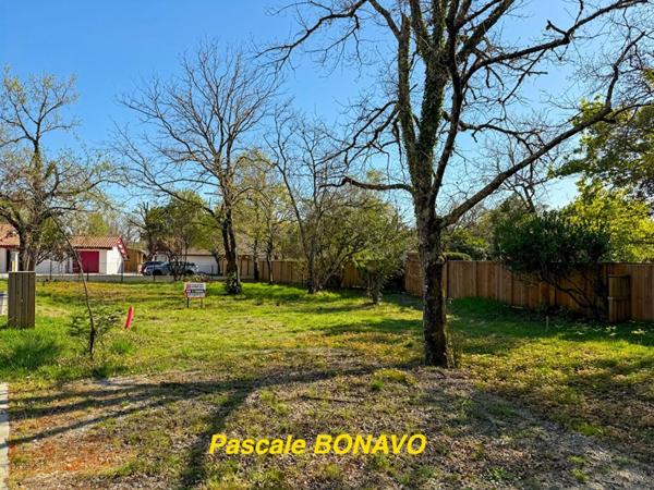 EN PREMIERE LIGNE A 600M DU PORT D'HOURTIN - TERRAIN VIABILISÉ