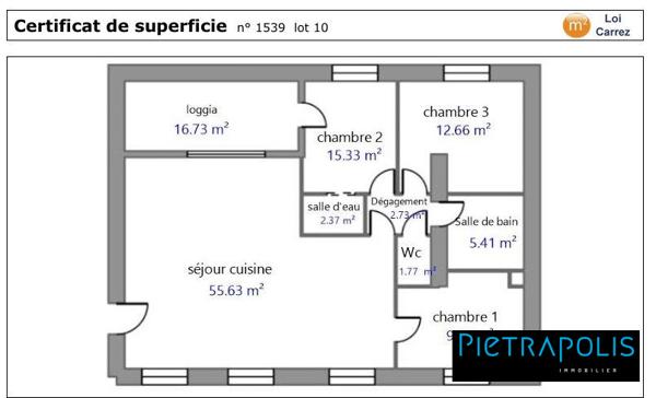 EXCLUSIVITE APPARTEMENT T4 famillial 105m² de standing, Vue dégagée sur Mont blanc- MORNAN / SAINT SORLIN