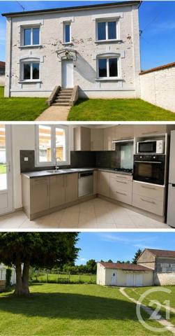 Maison à vendre  4 pièces - 84 m 2   AMIENS  - 80