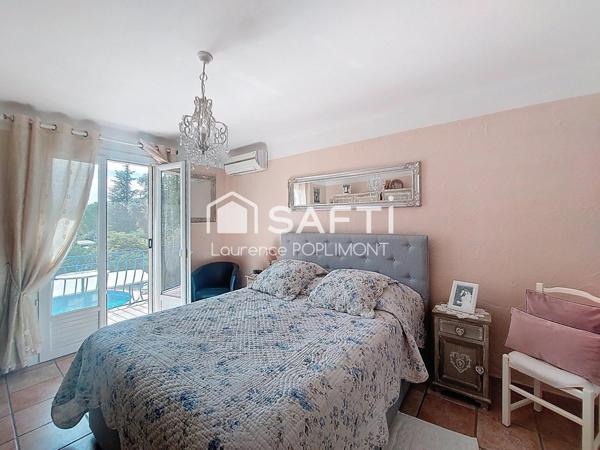 Maison spacieuse – 182 m²  – avec piscine, garages, carport, potentiel locatif.