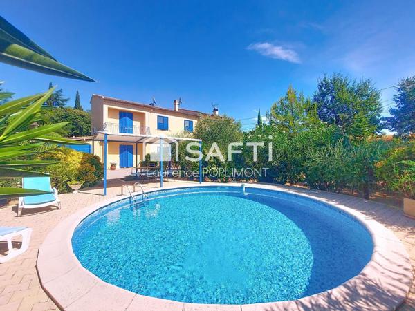 Maison spacieuse – 182 m²  – avec piscine, garages, carport, potentiel locatif.