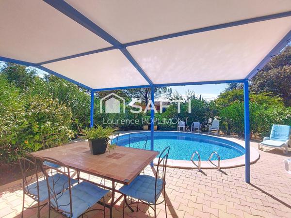 Maison spacieuse – 182 m²  – avec piscine, garages, carport, potentiel locatif.