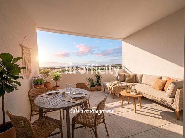 Appartement 2 pièces - 43 m² Exclusivité efficity