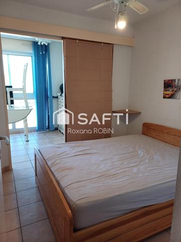 F3, 2 chambres avec balcon et vue mer latérale !