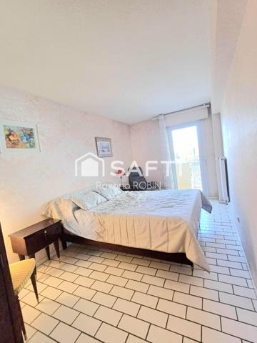 F3, 2 chambres avec balcon et vue mer latérale !