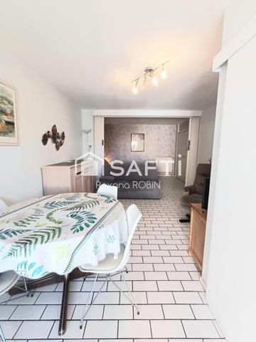 F3, 2 chambres avec balcon et vue mer latérale !