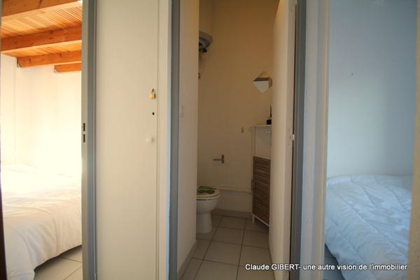 Frontignan (34110) Maison de plage T3 en R+1 avec jardin et place de stationnement à 30 mètres de la Mer à Frontignan-plage.