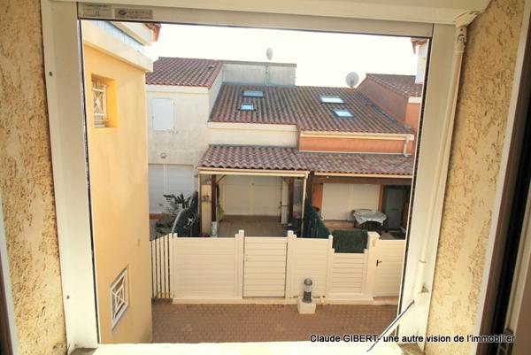 Frontignan (34110) Maison de plage T3 en R+1 avec jardin et place de stationnement à 30 mètres de la Mer à Frontignan-plage.