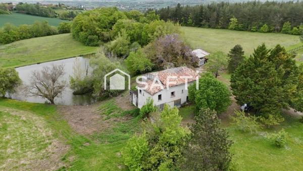 Vends Enclos de 6,4 hectares avec maison à rénover à 4 minutes du centre de Nérac (47)