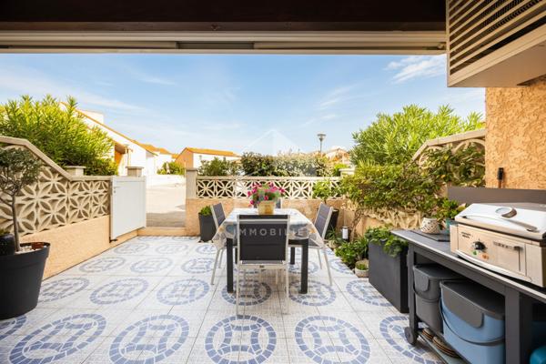 A vendre - Maison  Meublée - 2 Chambres - Terrasse - Piscine - Place de Parking - Accès Plage