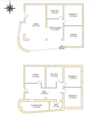 Maison à vendre  4 pièces - 93,85 m2 VENCE - 06