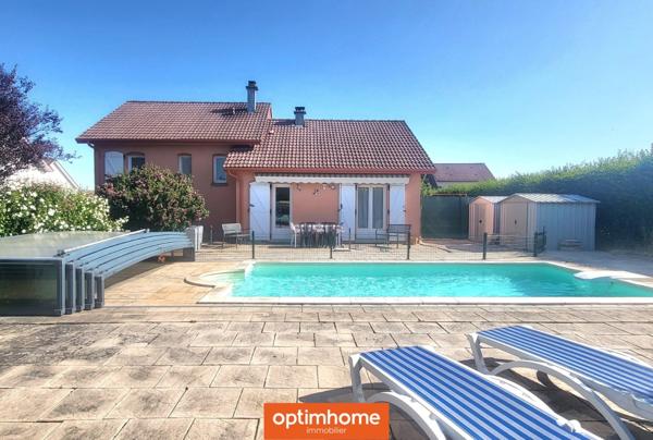 Maison 2 chambres 1 bureau avec piscine dans un secteur calme et recherché