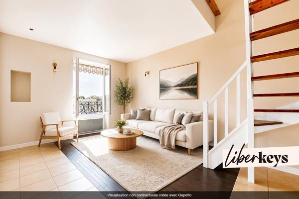 Beau Duplex T3 de 50m² - 5e et dernier étage - Vue dégagée - ST JUST 