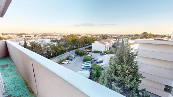 Appartement F4 Montpellier – Vue exceptionnelle, balcon, climatisation, parking, garage